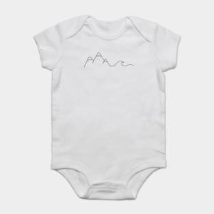 Mountain Wave Baby Bodysuit